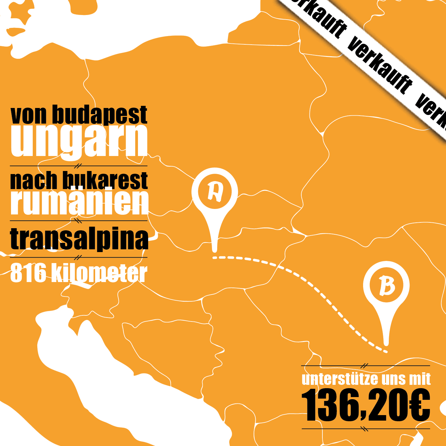 Budapest - Bukarest = 163,20€