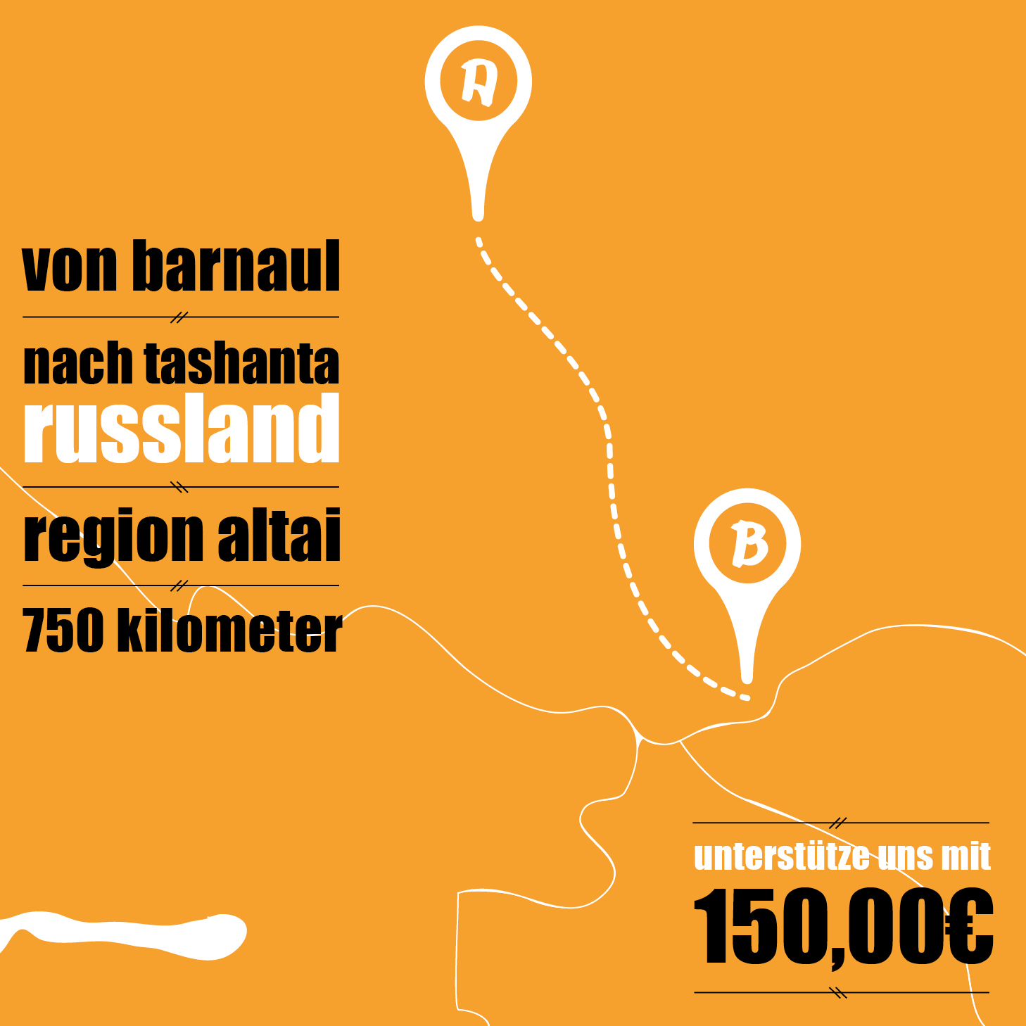 Barnaul - Tashanta = 150,00€