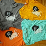 Die ersten Shirts sind gedruckt